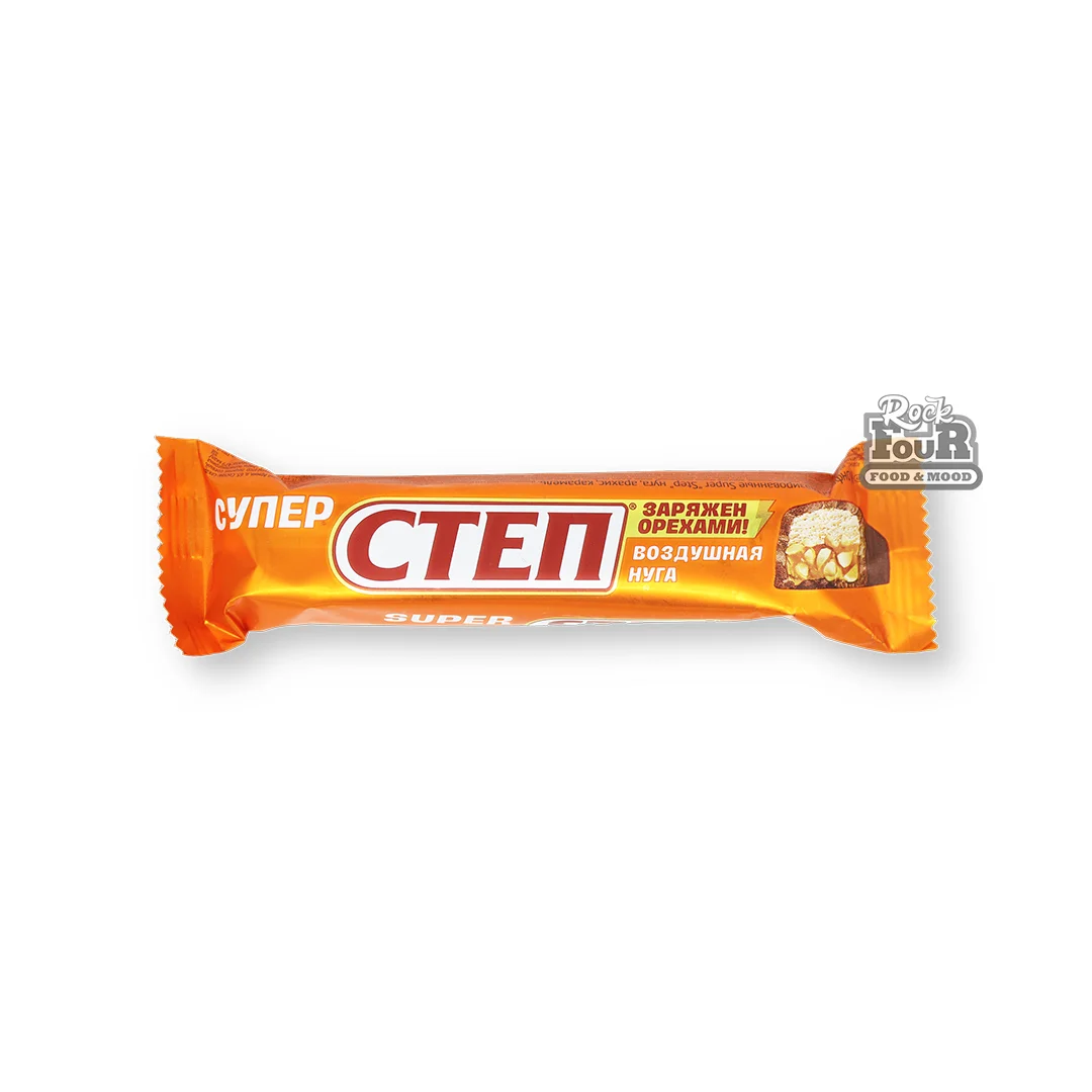 Candy chocolate-covered "Super Step" with peanuts and nougat 65g